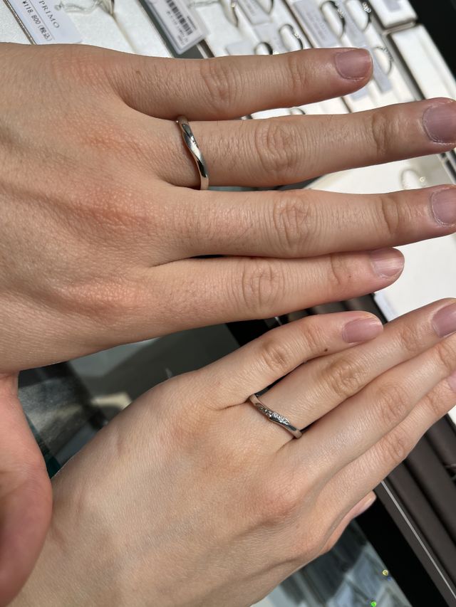どんな格好にも合うよう、カジュアルな指輪を選びました！