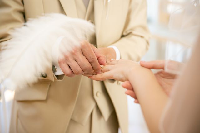 フォトウェディングで撮影