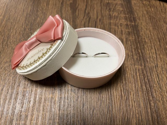 指輪用のボックスです☺️
これだけでもとっても可愛いです☺️