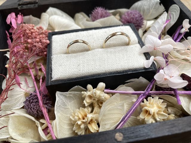 手作りの結婚指輪です＾＾