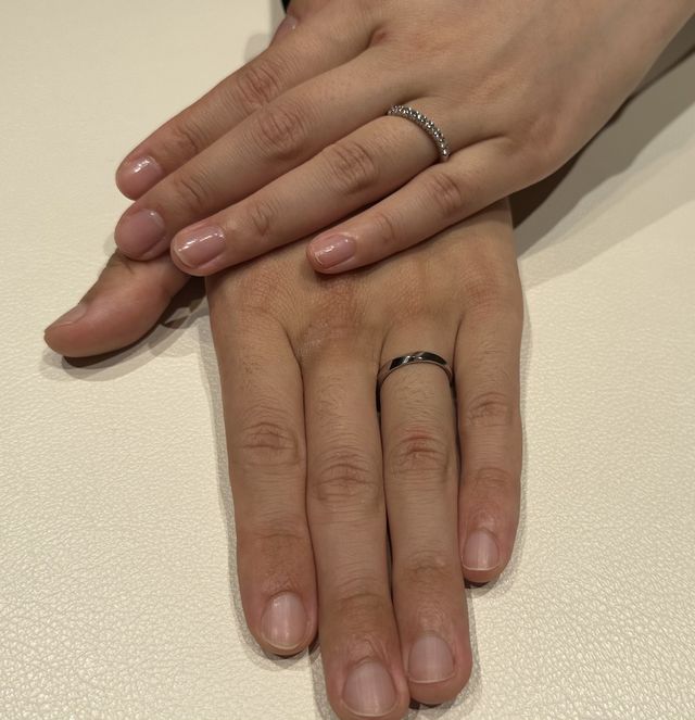 購入時にスタッフさんに撮影していただきました。