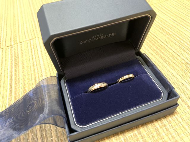 ボックスに入った指輪