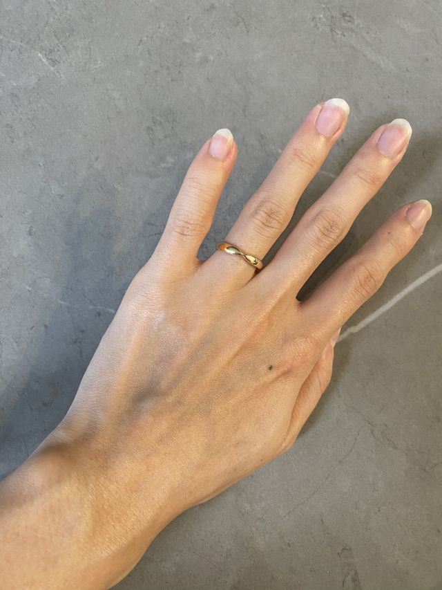 ピンクゴールドの結婚指輪