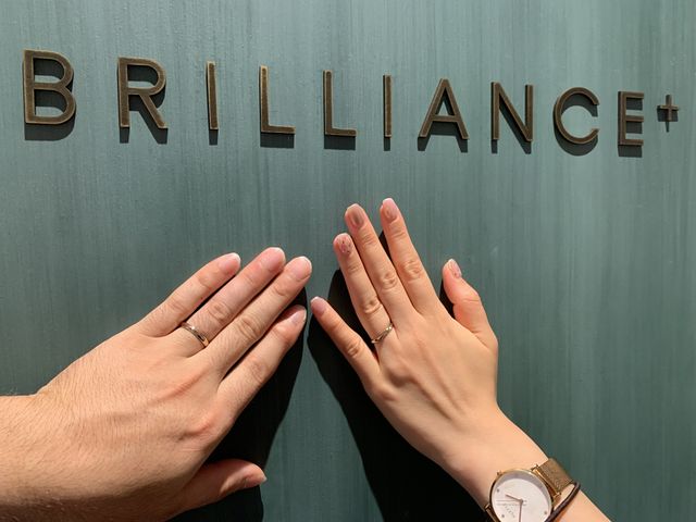 シャンパンゴールドリング