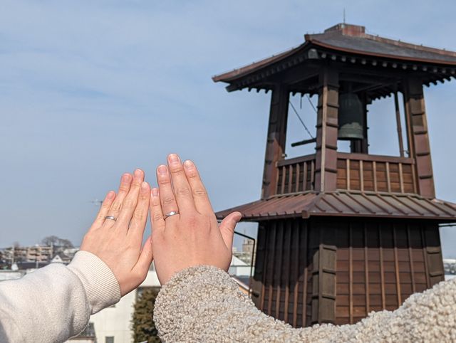 受け取った日に写真を撮ってもらいました！！