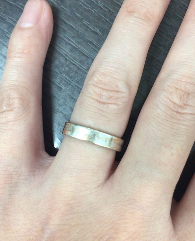 節の数や位置等好みのイメージでオーダーできました。