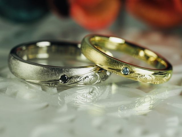 マット素材と和柄を組み合わせてもらました！