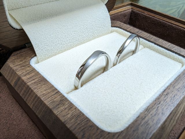 素敵なデザインにしていただきました
面取りと一部マット加工