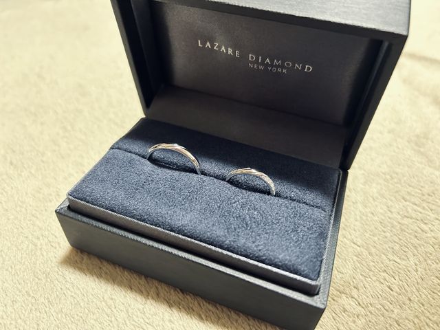 結婚指輪ショアのペア