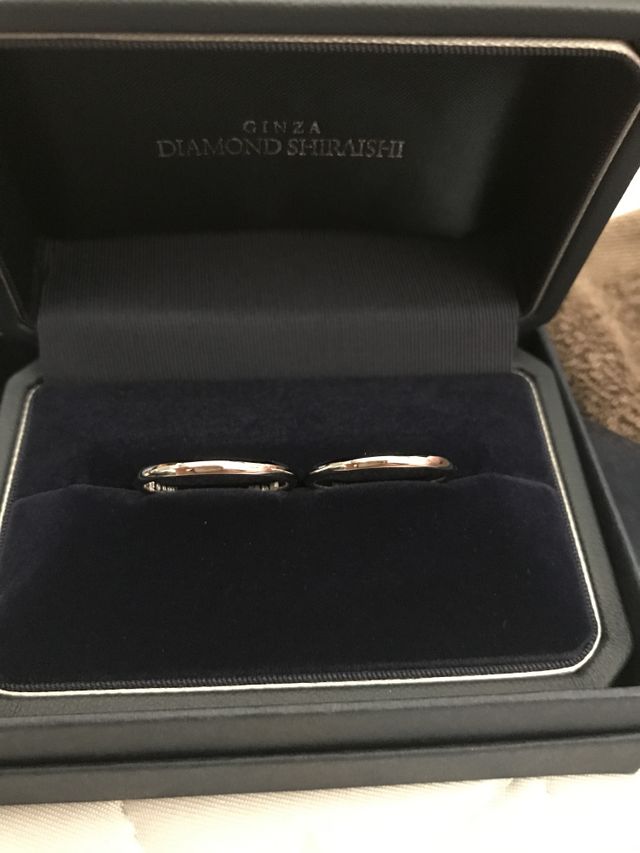 購入したリングが届きました。大満足です。