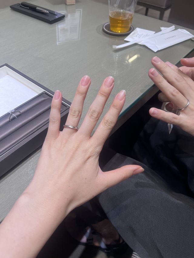 試着時の写真です