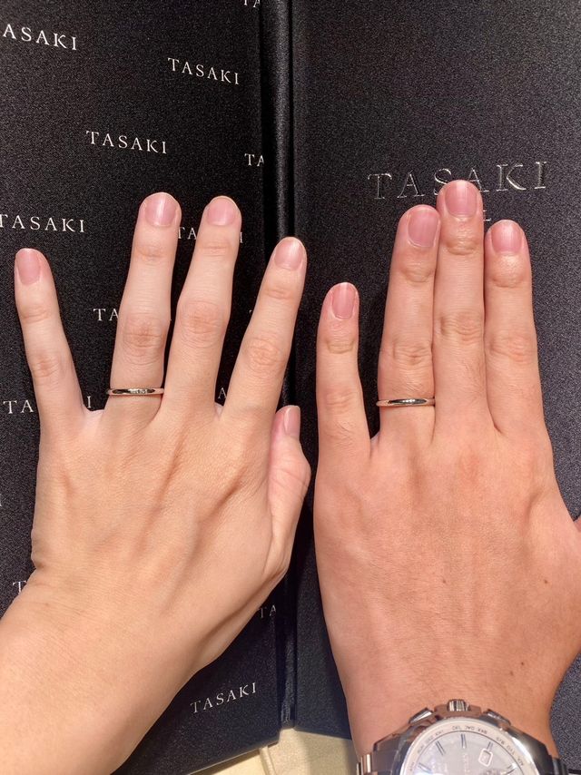 指輪着用時です。