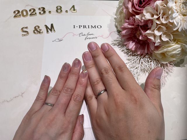 2人ともアナエルの結婚指輪を購入しました。