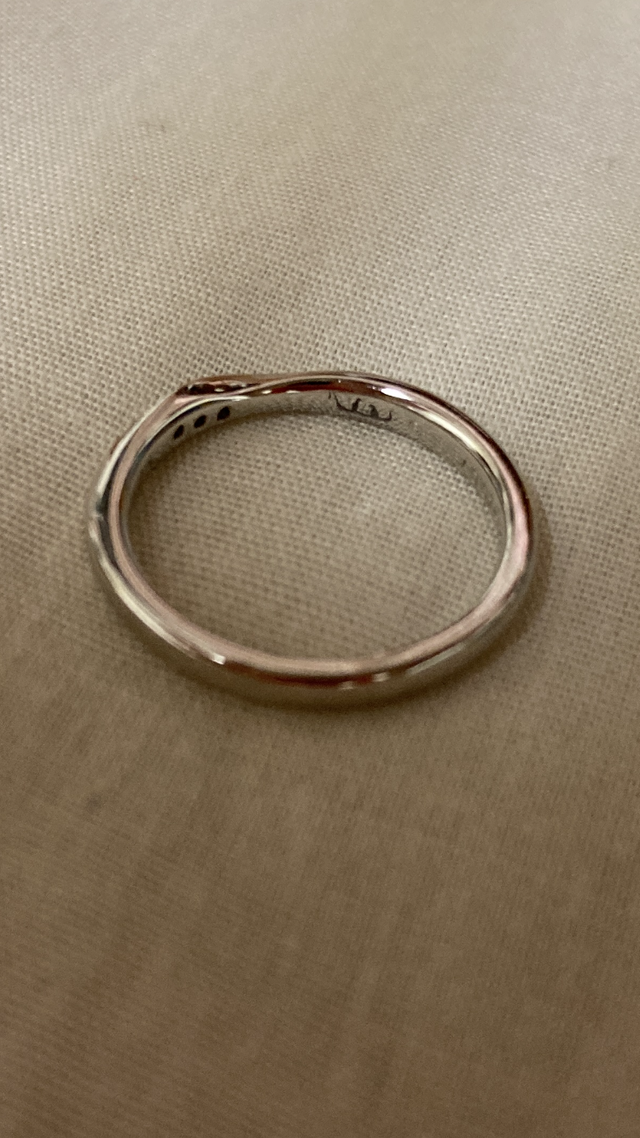 大好きなラプンツェルの刻印が入った指輪