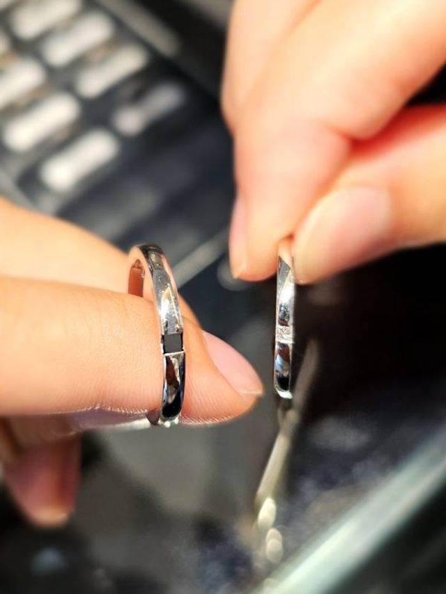 珍しいブラックダイヤモンドがありました