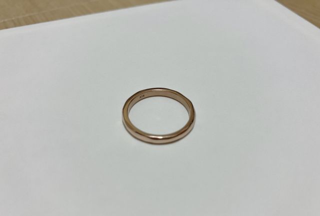 仕上げを鏡面にしてもらいました。