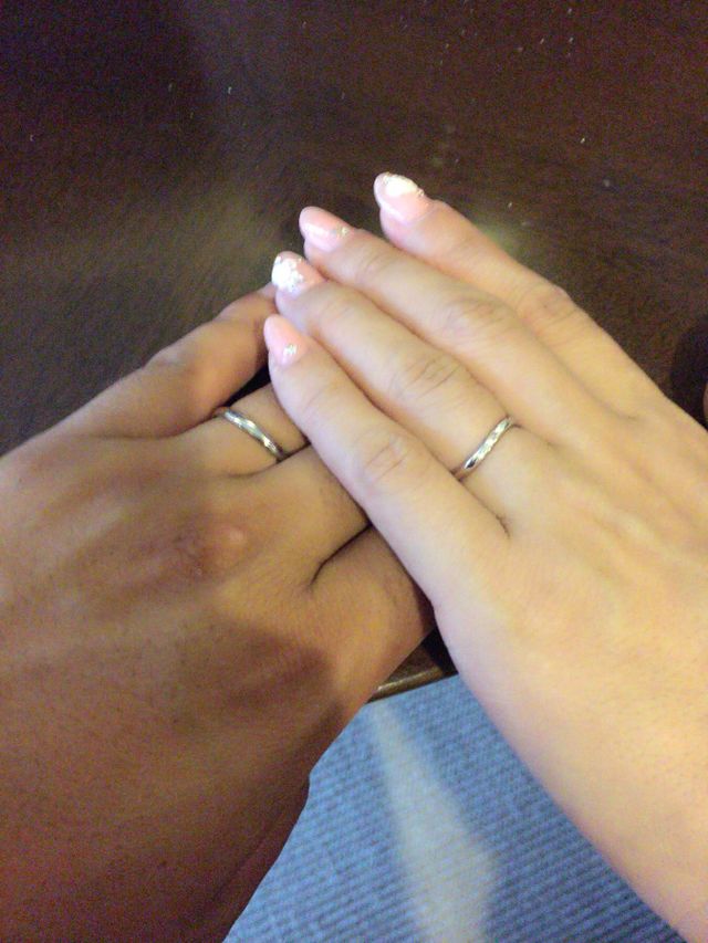 結婚式にとりました