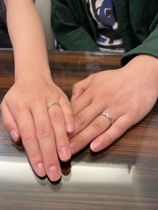 着用時の写真です。