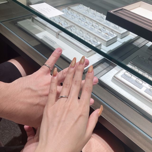 オーソドックスな1番シンプルなリングです♪