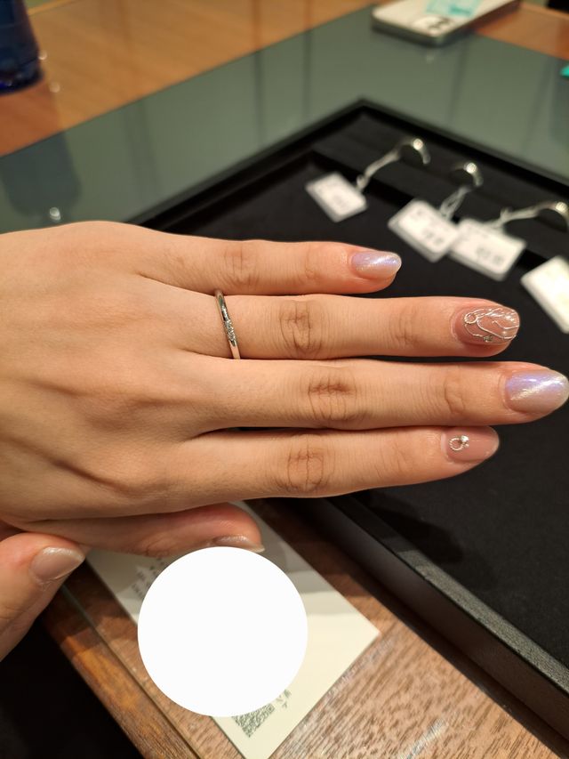 ティファニーフォーエバーウェディングバンドリング