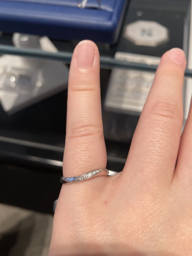 ウェーブが自分に合っていると診断していただきました