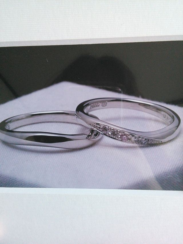 結婚指輪です。