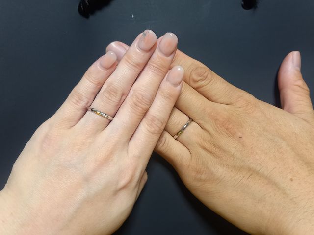 夫と私と同じシリーズではないけど気に入ったものを選びました。