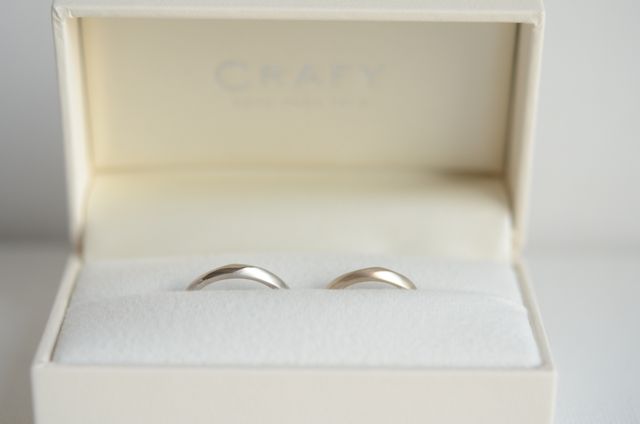 指輪の撮影データもサービスでいただけます