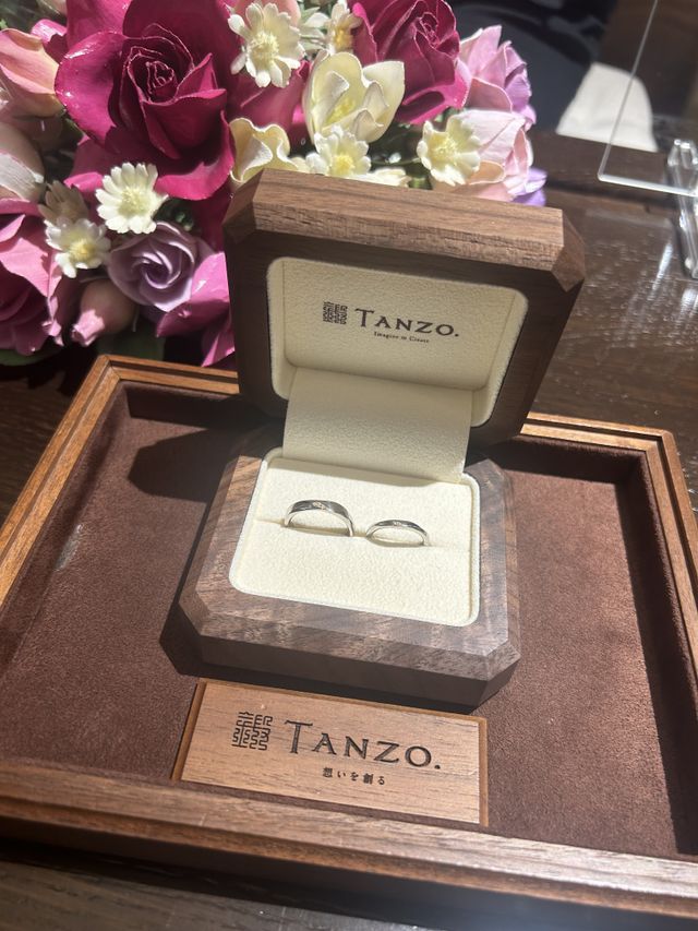 購入した結婚指輪です。