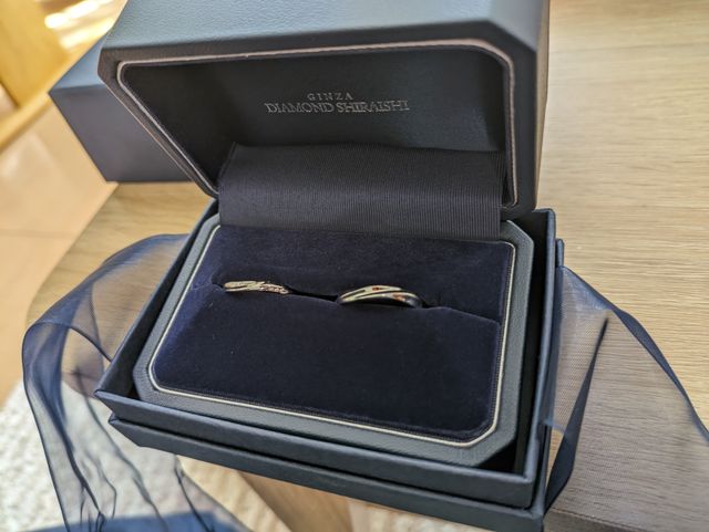 同じデザインで2人が納得いくものが見つかり良かったです。