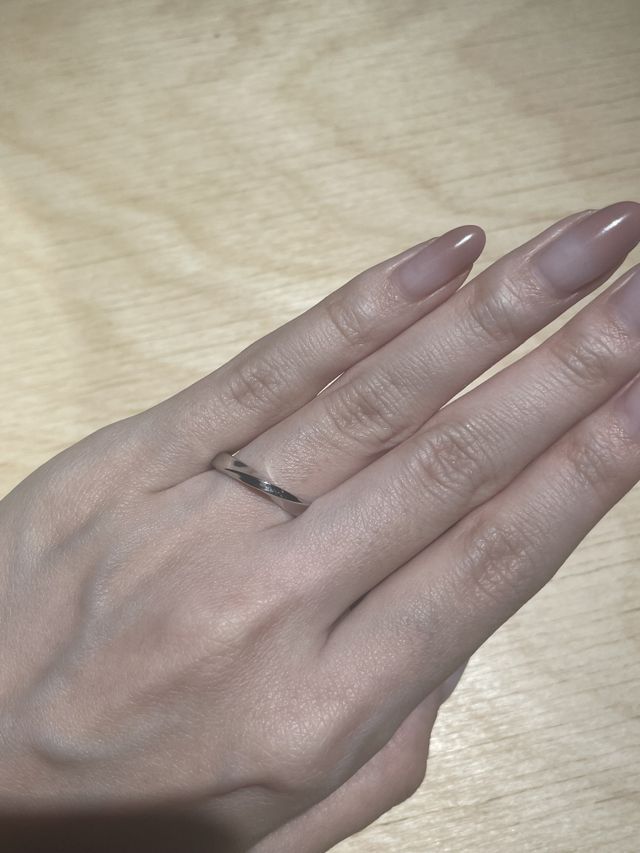 結婚指輪です