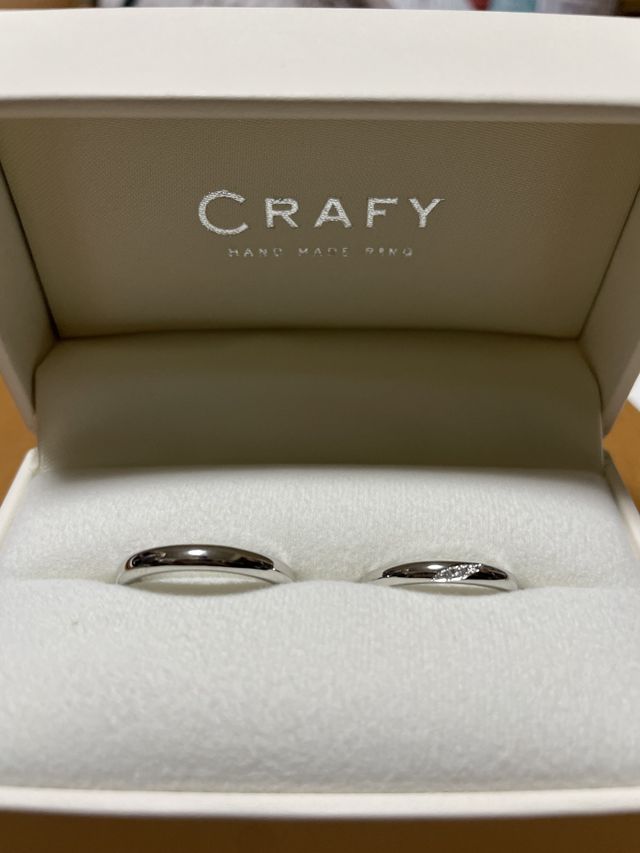 実際に作った指輪です。