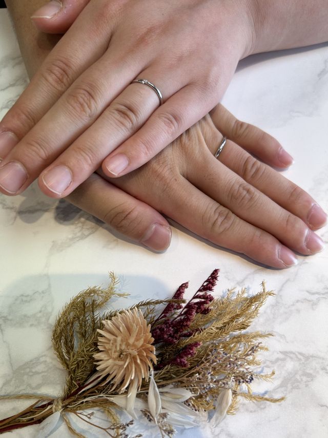 店員さんに購入した時に撮って頂きました。