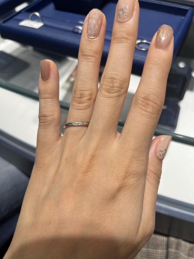 婚約指輪をシライシで頂いたので結婚指輪もシライシで揃えました