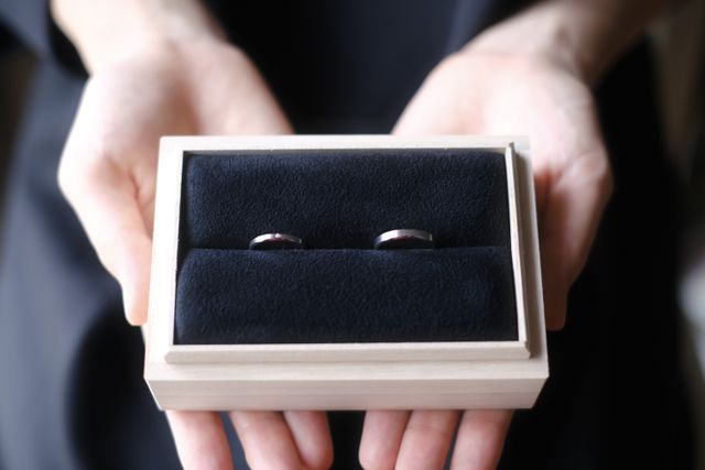 指輪が届いた日に撮影した写真