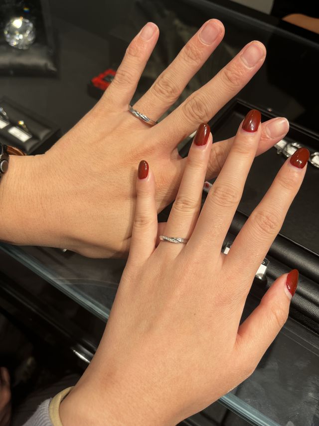 結婚指輪②ウェーブ