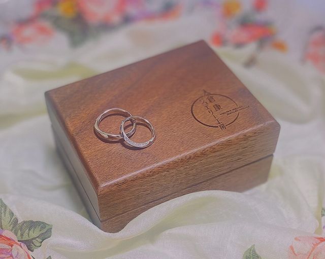 「誇」のデザインを元に指輪の幅等調整をして頂きました