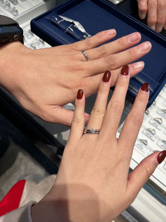 結婚指輪。