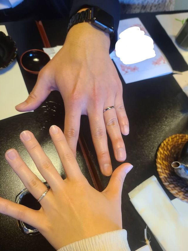 初めて装着したときの写真です