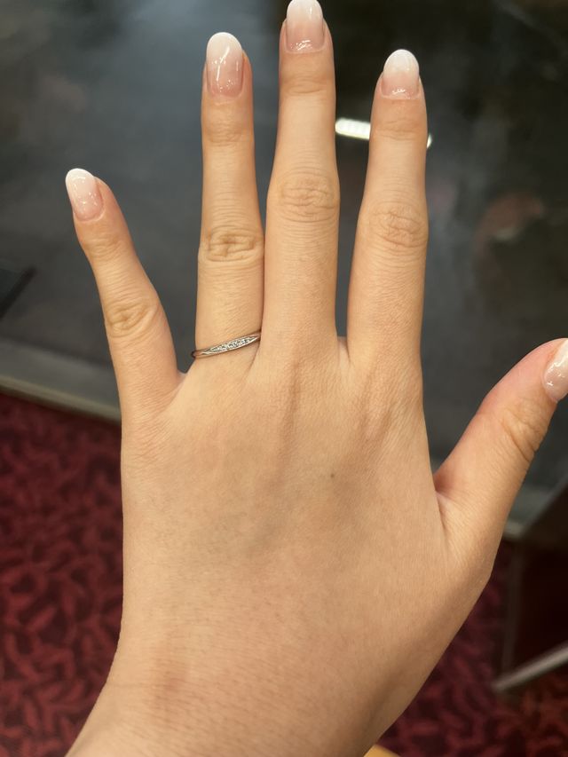 シンプルな指輪