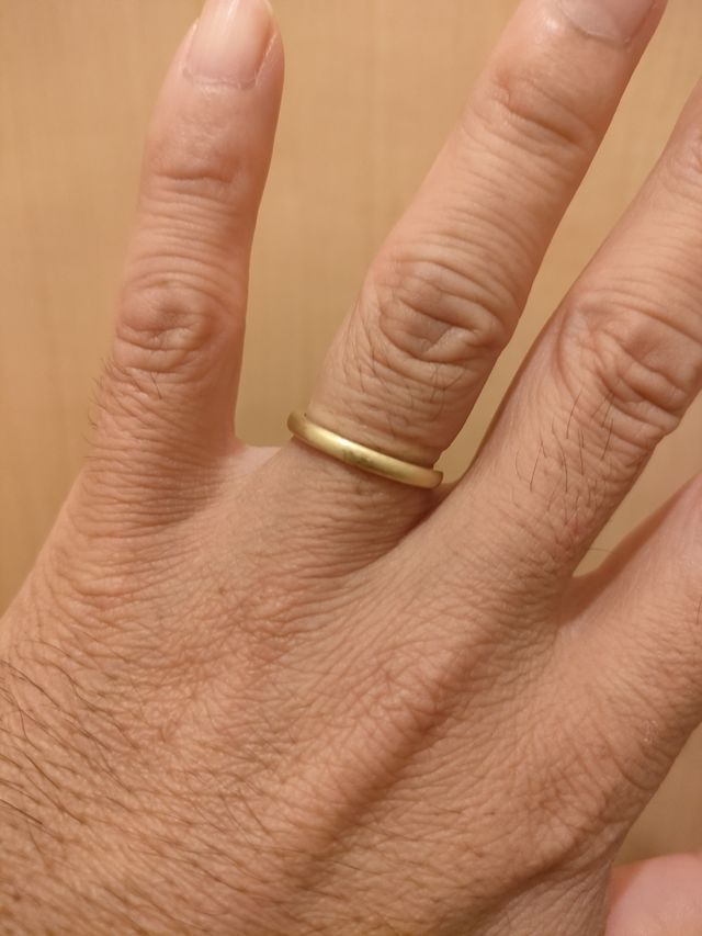 つや消しの部分