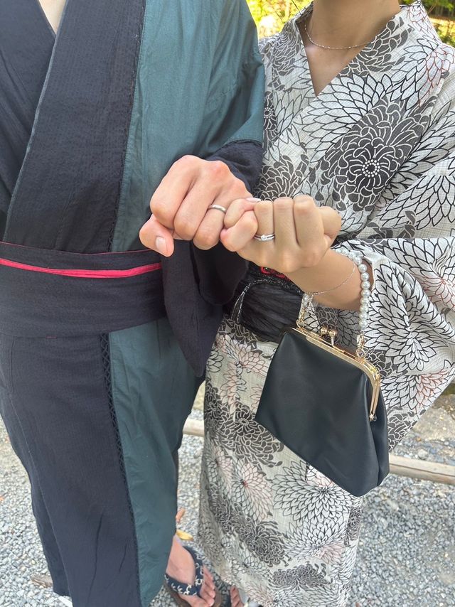 入籍フォトを寺院にて撮影した際の写真です。
