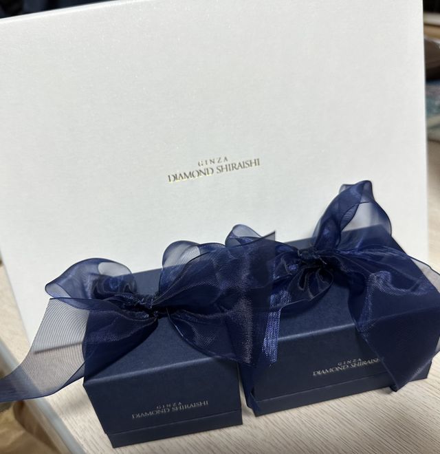 かわいらしくリボンでラッピングしてくれます。