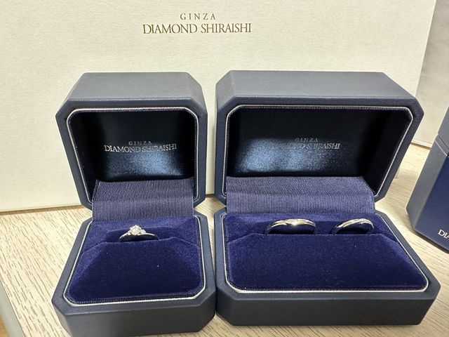 婚約指輪には刻印をしてもらいました。