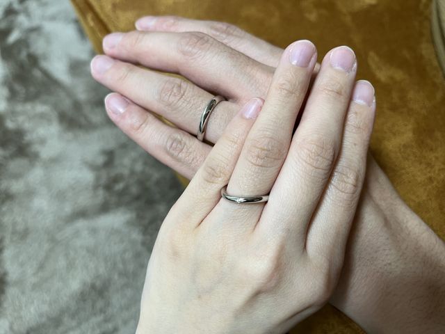 指輪の付け心地が最高です。
