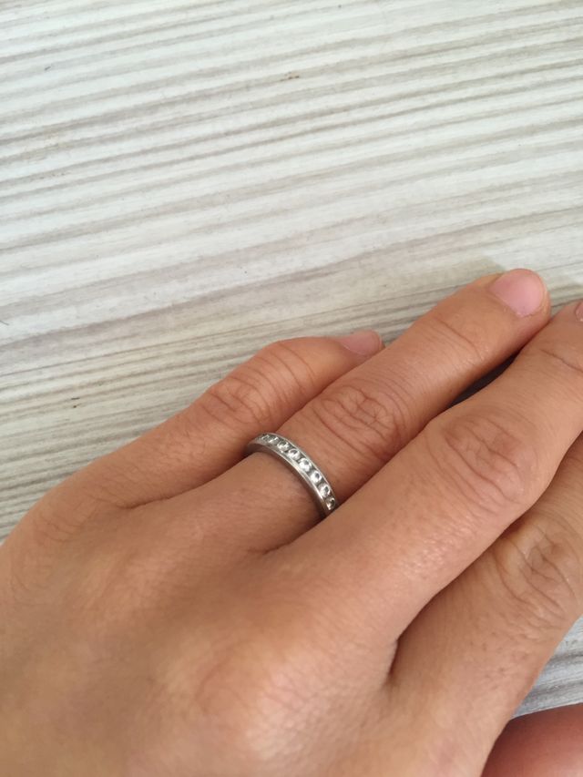 ティファニーのダイヤリング