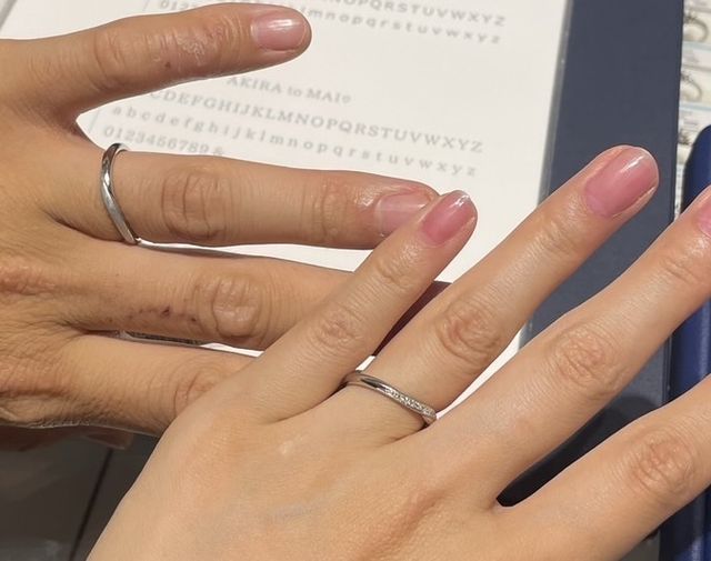 斜めに並ぶダイヤモンドが綺麗でした。