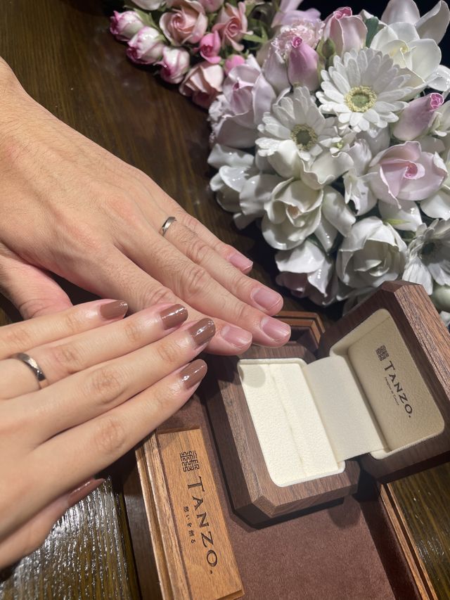 心から納得する世界に一つの指輪が出来上がりました！