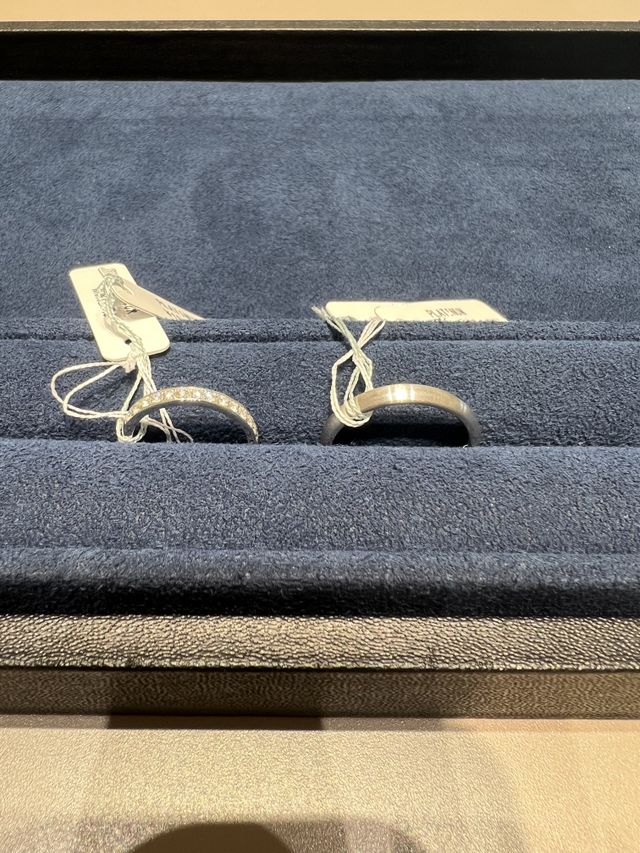 シンプルながら輝きも綺麗です。