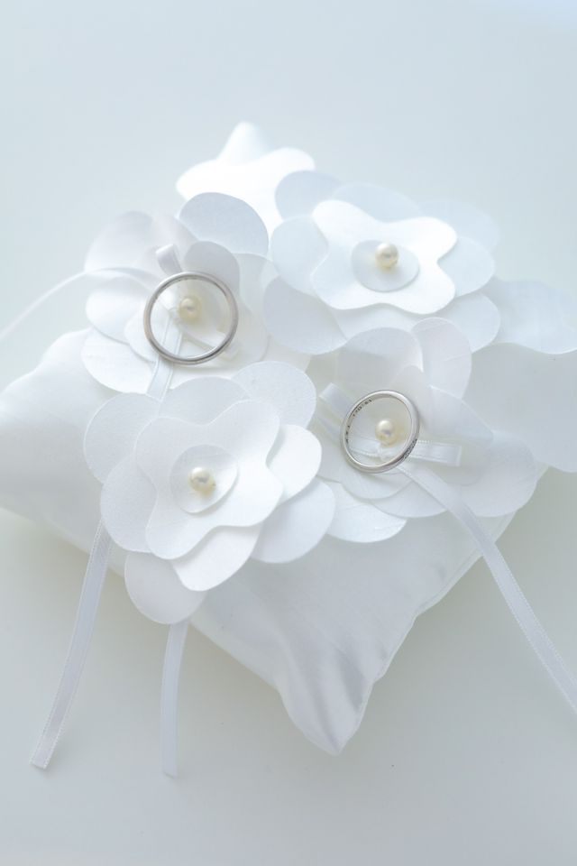 リングピローと指輪